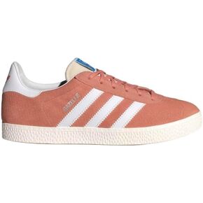 adidas Originals Big Kids Gazelle Shoes, Wonder Clay/Cloud White/Core White, US 6 Big Kids