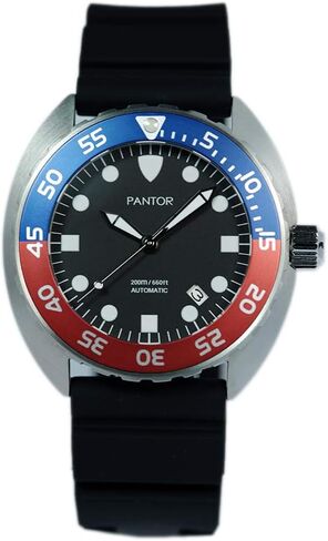 Dive Watch - 200m Automatic Watches for Men with Rubber Strap_Nautilus Diver Watches in Saudi Arabia
