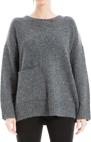 Max Studio Women's Pocket Detail Tweed Sweater in Kuwait