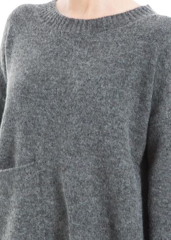 Max Studio Women's Pocket Detail Tweed Sweater in Kuwait