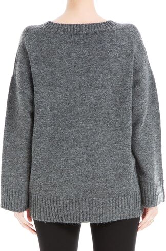 Max Studio Women's Pocket Detail Tweed Sweater in Kuwait