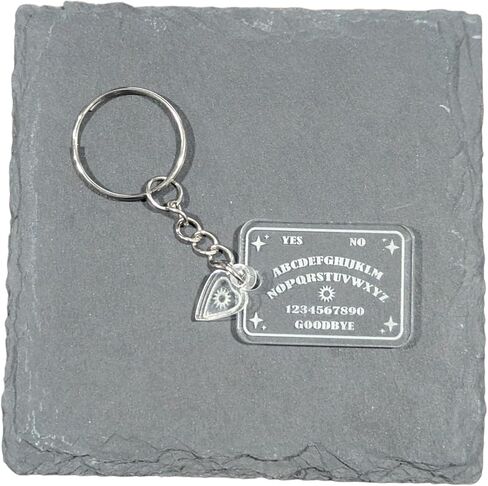 Moon Phases Crystals Keychain - Engraved Acrylic Keychains, Moon Phase Keychain, Crystal Keychain in Saudi Arabia