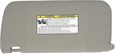 Left Driver Side Sun Visor Compatible with Nissan Frontier Xterra 2000-2004 Sun Shade Replacement 96401-7Z803 Color: Gray in Saudi Arabia