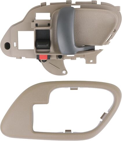 APPERFiT Interior Door Handle w/Bezel Kit LH (Gray) Compatible with 1995-2002 Chevy Chevrolet GMC Truck C1500 C2500 C3500 K1500 K2500 K3500 Suburban Tahoe Yukon Replaces 15708043 in Kuwait