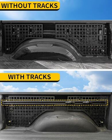 لوحة مولي متوافقة مع 2019-2024 دودج رام 1500 5.7 قدم سرير قصير شاحنة سرير لوحة تخزين خلفية منظم رف رف البضائع لـ 2023 رام 1500 بدون ملحقات كلاسيكية (لوحة مولي جانبية) in Kuwait