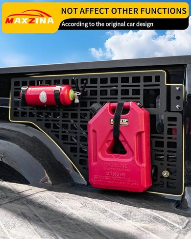 لوحة مولي متوافقة مع 2019-2024 دودج رام 1500 5.7 قدم سرير قصير شاحنة سرير لوحة تخزين خلفية منظم رف رف البضائع لـ 2023 رام 1500 بدون ملحقات كلاسيكية (لوحة مولي جانبية) in Kuwait