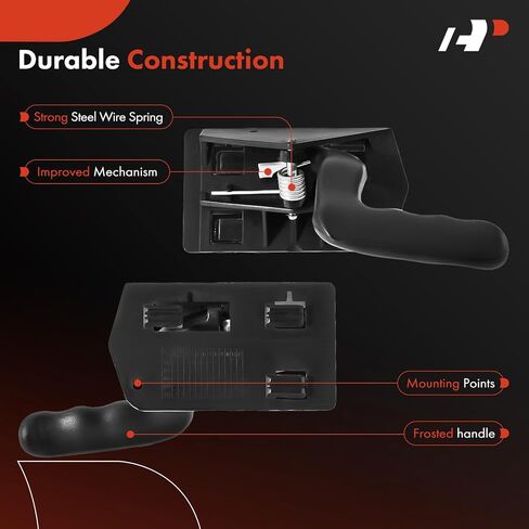 A-Premium - Front or Rear Left Driver Side Interior Door Handle - Compatible with 1999 2000 2001 2002 2003 2004 2005 2006 Chevy Silverado 1500 2500 3500 Tahoe Suburban Avalanche & GMC Sierra Yukon in Saudi Arabia
