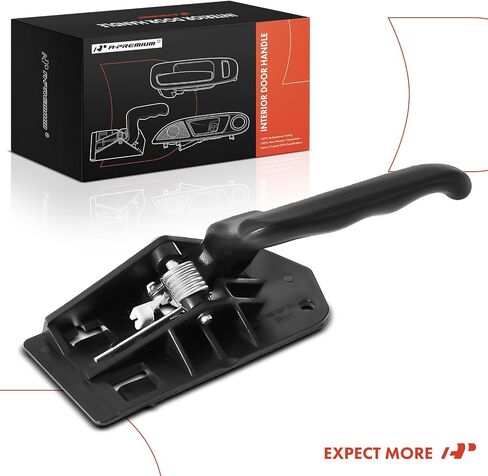 A-Premium - Front or Rear Left Driver Side Interior Door Handle - Compatible with 1999 2000 2001 2002 2003 2004 2005 2006 Chevy Silverado 1500 2500 3500 Tahoe Suburban Avalanche & GMC Sierra Yukon in Saudi Arabia