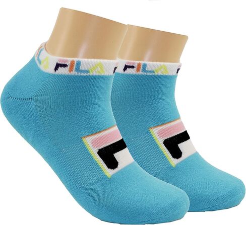 جوارب Fila للجنسين مكونة من قطعتين نصف وسادة (متوسط ​​(مقاس حذاء نسائي 6-10/ حذاء شبابي 5-7)، إكسبلورر - أصفر) in Kuwait
