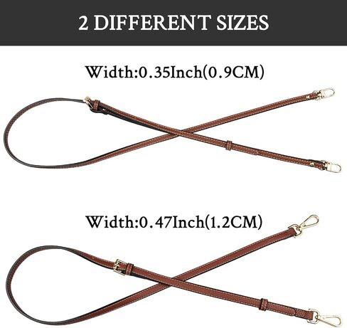 Crossbody Strap Replacement for Longchamp Le Pliage Original Pouch with Handle Mini Bag Adjustable Conversion Kit for Long Champ(Width:9mm,Color:Brown) in Saudi Arabia