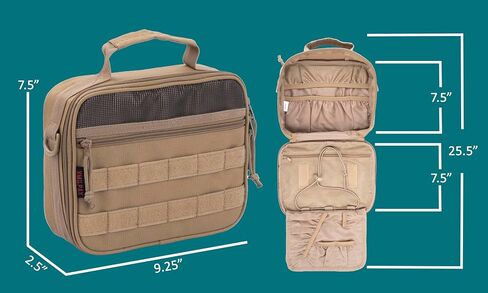 Tactical Hanging Toiletry Bag Military Dopp Kit Pack Hygiene Bag for Men Camping Bushcraft Adventure Travel in Saudi Arabia