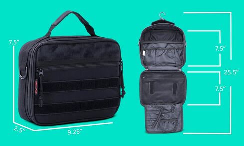 Tactical Hanging Toiletry Bag Military Dopp Kit Pack Hygiene Bag for Men Camping Bushcraft Adventure Travel in Saudi Arabia