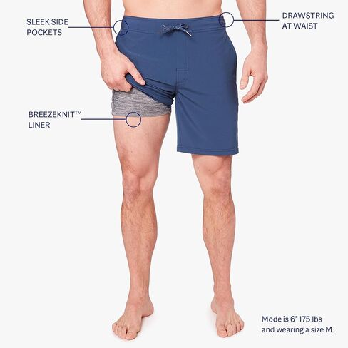 Fair Harbor The Ozone –– Men’s Swimsuits with BreezeKnit Liner, 10-inch Inseam –– Quick Dry, Performance Swim Trunks in Saudi Arabia