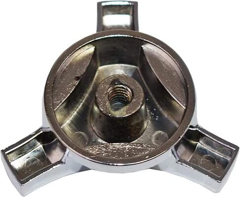 أداء الفريق - عنصر فلتر الهواء، منظف رؤوس هواء الوقود، منظف الجناح، دوار كبير عالمي - متوافق مع تشيفي فورد موبار - كروم أسود - يناسب معظم منظفات الهواء الشائعة in Kuwait