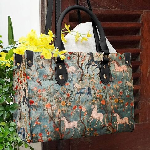 Horse Veganique Leather Tote Bag, Handbag, Work Tote Bags For Women, Office Work in Saudi Arabia