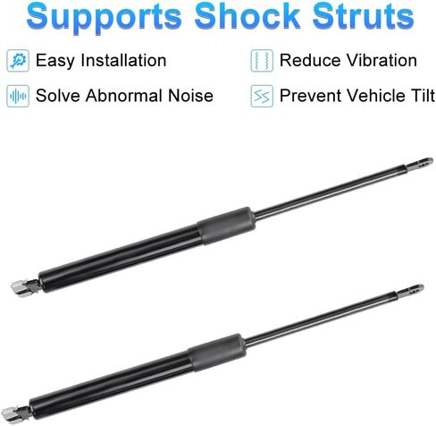 رفع الغطاء الأمامي يدعم دعامات الصدمات نوابض الغاز المتوافقة مع تشيفي كامارو بونتياك فايربيرد 1982-1992 لاستبدال 4422 SG430001 8195280 010265 613853 6749IS 14019157 901322 72254 in Kuwait