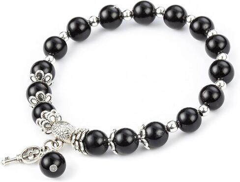 Natural Stretch Gemstone Bracelet Healing Stone Beaded Bracelets for Women Men Gifts (Unisex) in Saudi Arabia