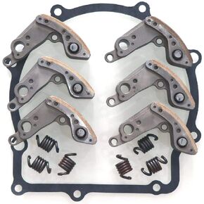 Wet Clutch Shoes with Gasket and Spring FIT Yamaha Grizzly 700 FI EPS SE YFM700 2007-2015,Rhino 700 FI Special ED YXR700 2008-2013, Grizzly 550 YFM550 2009-2014