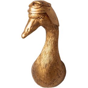 KVTTOZA Christmas Animal Head Wall Hanging Duck Ornament, 3D Wall Hanging Ornament, Decorative Resin Animal Head Wall Hanging Decoration Living Room Bedroom Kitchen Office Birthday Christmas Gift