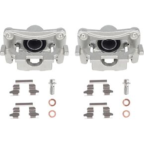 19B6036 19B6037 Rear Disc Brake Caliper Fit for 2011-2012 INFINITI G25, 2011-2013 G37, 2013 JX35, 2010 M35, 2012-2013 M35h, 2011-2013 M37, 2010 M45 Left&Right