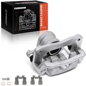 A-Premium Disc Brake Caliper Assembly with Bracket Compatible with Select Hyundai Models - Santa Fe 2007 2008 2009 - Rear Left Driver Side