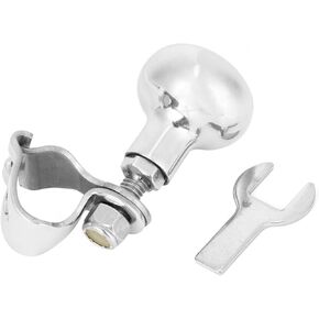 Steering Wheel Knob, 316 Stainless Steel Steering Wheel Knob Auxiliary Boosters Ball Universal for Boat Yacht