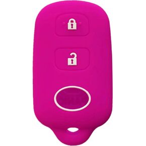 Rpkey Silicone Keyless Entry Remote Control Key Fob Cover Case protector Replacement Fit For Scion xA xB Toyota Celica Echo FJ Cruiser Highlander Prius RAV4 Tacoma Tundra Yaris HYQ12BBX (Violet)