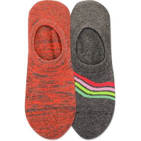 جوارب Fun Liner النسائية من Hot Sox - عبوة مكونة من زوجين - هدايا رائعة وجذابة وغير مرئية بدون عرض