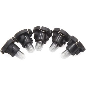 uxcell 5pcs Mini T4 Amber LED Auto Car Speedometer Dashboard Side Interior Bulb