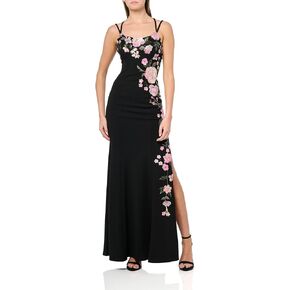 Speechless Women's Sleeveless Embroidered Maxi Party Dress