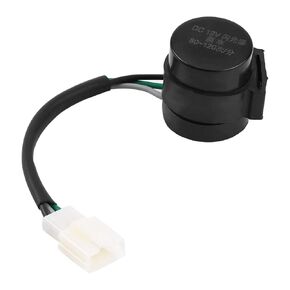 Aramox 3 Pins Round Motorcycle Turn Flasher Relay Blinker Black Replacement for GY6 Motorcycles Scooters Moped ATV
