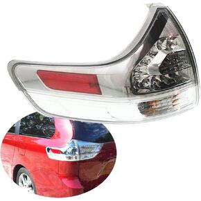 munirater 1-Pack Rear Left Tail Light Brake Lamp Assembly Replacement for 2011-2015 Toyota Sienna Outer Driver Side 8156008040 TO2804110