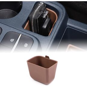 Car Cup Holder Rear Storage Slot Pad Compatible with Ford Maverick 2022-2024 Central Console Cup Holder Compartment Storage Box Organizer Tray Armrest Storage Secondary Container Insert Accessories