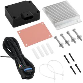 Newly Upgraded and Replaced 12562836 Diesel Fuel Oil Pump Driver Module/Compatible with For Chevrolet GMC 1994-2005 FPDM-FSD， with mounting bolts and wiring harness modification kit