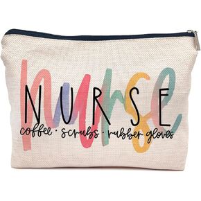 IWXYI Cna Bag,Western CNA Because Nurses Need Heroes Makeup Bag,Nurse Life Make up Bag