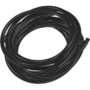 2 Pcs Fuel Vent Line Hose, 0.2"x236" 5mm x 6m Gas Line Petrol Hose Tube Universal for ATV Dirt Bike Go Kart Durable Polyurethane Black Replacement