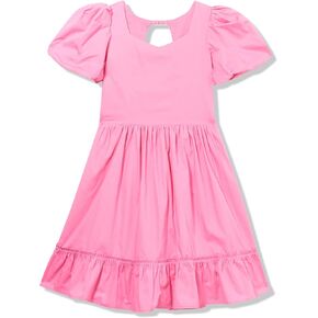 Speechless Girls' Short Puff Sleeve Party Dress