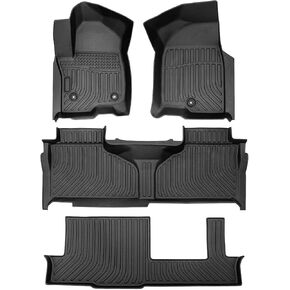 Cartist Cargo Mat Compatible with Chevy Suburban & GMC Yukon XL 2021-2025 Trunk Mat Cargo Liner TPE All Weather Anti-Slip Odorless Trunk Mat