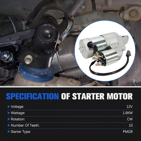 محرك تشغيل 23300EY00A متوافق مع Nissan 370Z 2009-2019، لـ 2008-2019 Infiniti EX37 FX37 G25 G37 M37 Q40 Q50 Q60 Q70 Q70L QX50 QX70 2.5L 3.0L 3.7L 12V استبدال# 23300-EY00A in Kuwait
