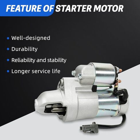 محرك تشغيل 23300EY00A متوافق مع Nissan 370Z 2009-2019، لـ 2008-2019 Infiniti EX37 FX37 G25 G37 M37 Q40 Q50 Q60 Q70 Q70L QX50 QX70 2.5L 3.0L 3.7L 12V استبدال# 23300-EY00A in Kuwait