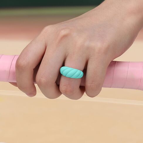 Egnaro Engagement Rings Women, Breathable Design Silicone Rings Women Wedding Bands, Stretchy Rubber Promise Rings for Gift, Anniversary Ring for Work Out in Kuwait