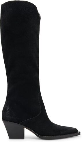 Dolce Vita Women's Raj Fashion Boot, DK Brown Suede, 9 in Saudi Arabia