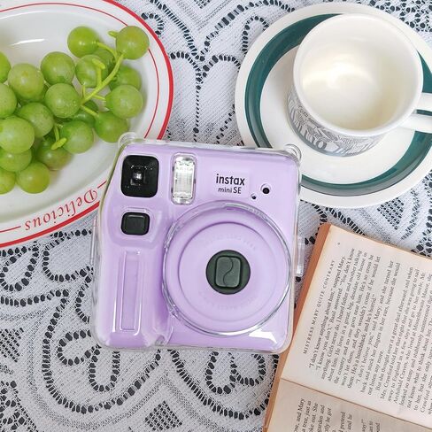 Camera Case for Fujifilm Instax Mini SE/7+/7s Instant Camera, Pink | Mini SE Protective Case, PU Leather Case for Instax Mini SE Bag, with Adjustable Camera Strap, Strong Protection, No Camera in Saudi Arabia