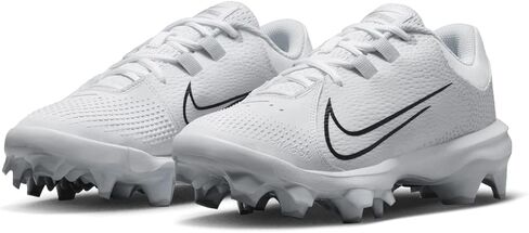 حذاء Nike للسيدات Hyperdiamond 4 Pro مصبوب للكرة اللينة باللون الأبيض | أسود مقاس 11 وسط in Saudi Arabia