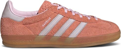 adidas Gazelle Indoor Women's Sneaker's, Magic Beige/Cloud White/Gum, Size 8.5 in Saudi Arabia