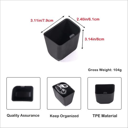 Car Cup Holder Rear Storage Slot Pad Compatible with Ford Maverick 2022-2024 Central Console Cup Holder Compartment Storage Box Organizer Tray Armrest Storage Secondary Container Insert Accessories in Kuwait