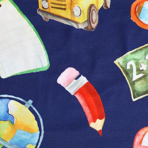 فستان فتاة صغيرة للعودة إلى المدرسة فستان بطبعة حافلة مدرسية ملابس صيفية 3-8T in Kuwait