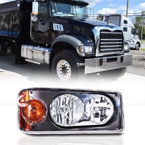 Headlights fit for Mack Granite Replacement Driver Side Headlamp