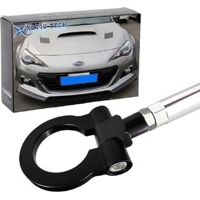 Xotic Tech JDM Sport Track Racing Style CNC الألومنيوم المسمار على سحب هوك الجبهة المصد الخلفي متوافق مع Scion FR-S أو Toyota 86 أو Subaru BRZ Impreza WRX STi (ذهبي)