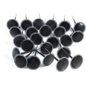VGEBY 24Pcs Rubber Tire Repair Plug Patch with Wire 6mm Auto Repair Tools and Products Radial Tire Patch Tubeless Automobile Tire Patch Repair Kit Xtra Seal Tire Patch # 13-672